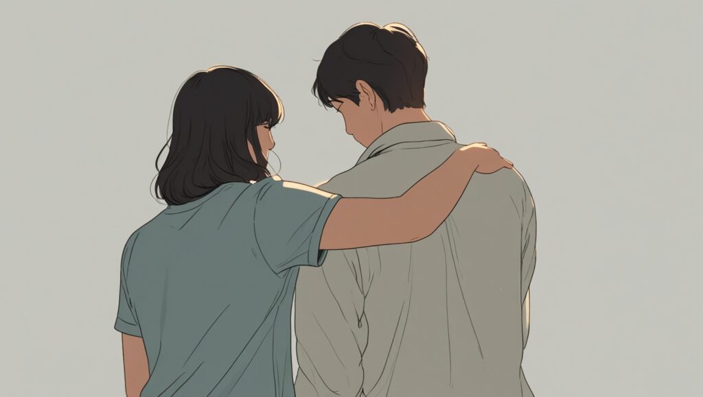 Hand on Shoulder Meme