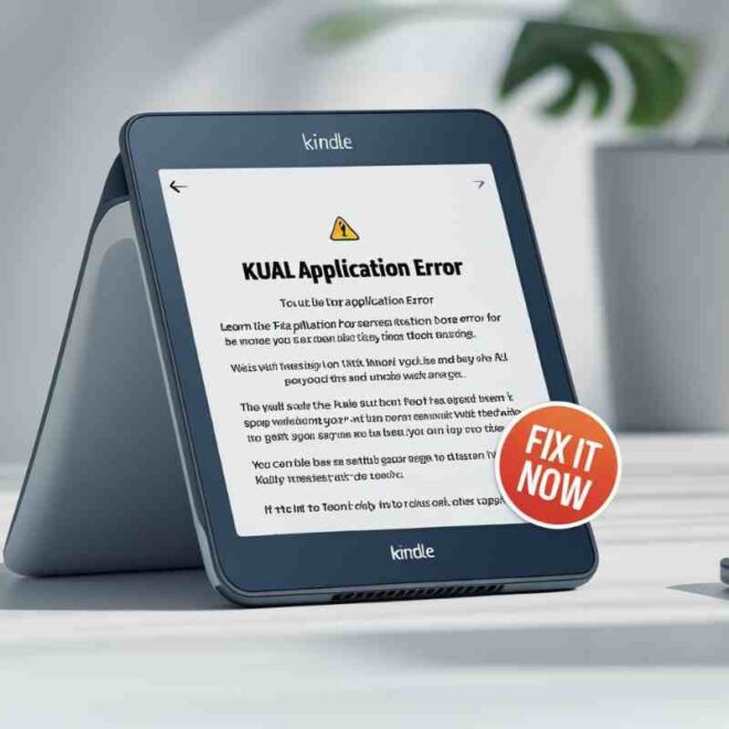 KUAL Application Error