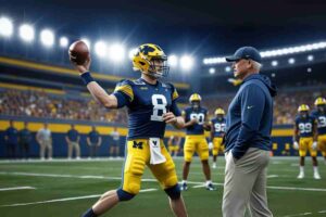 Jon Gruden Saw Michigan Football Practice Bryce Underwood.