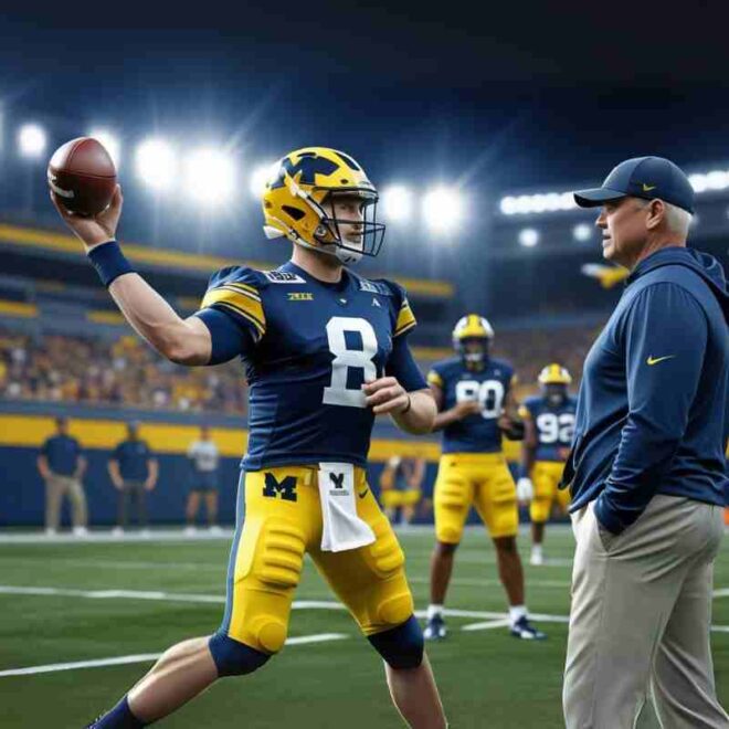 Jon Gruden Saw Michigan Football Practice Bryce Underwood.