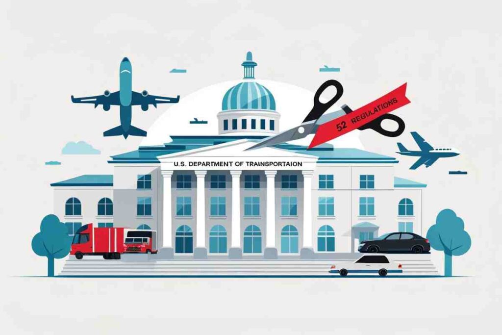 USDOT Eliminates 52 Regulations