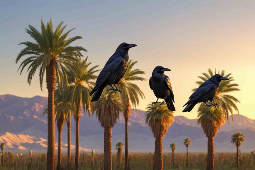 More Crows or Ravens in Coachella Valley California Meaning​