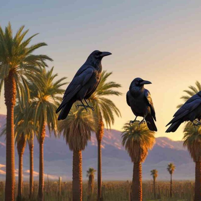 More Crows or Ravens in Coachella Valley California Meaning​