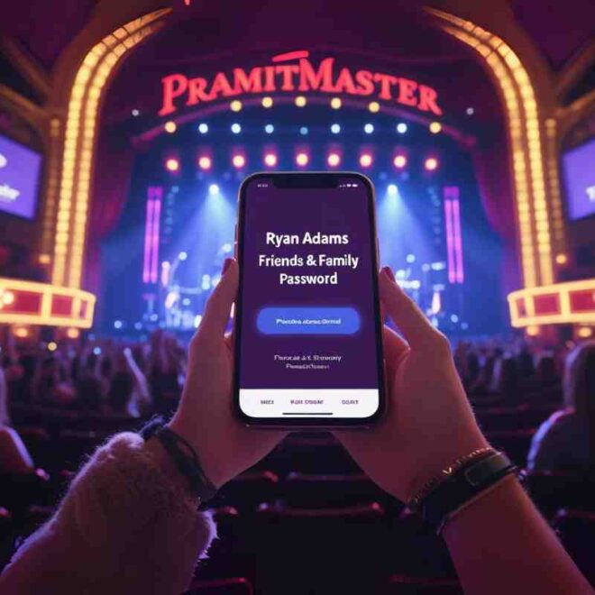 Ryan Adams Paramount Code Ticketmaster Friends Family Password​