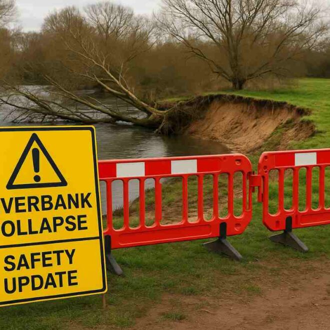 Riverbank Collapse Iford Playing Fields Safety Update