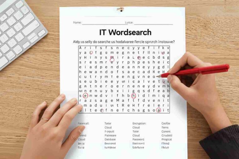 IT Wordsearch Puzzle for Smarter Tech Learning