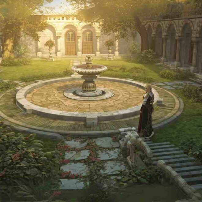 Talk to Eirawinn Mabinogi in Castle Garden Walkthrough