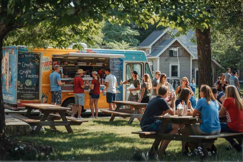Food Truck at Flagnet Oswego NY