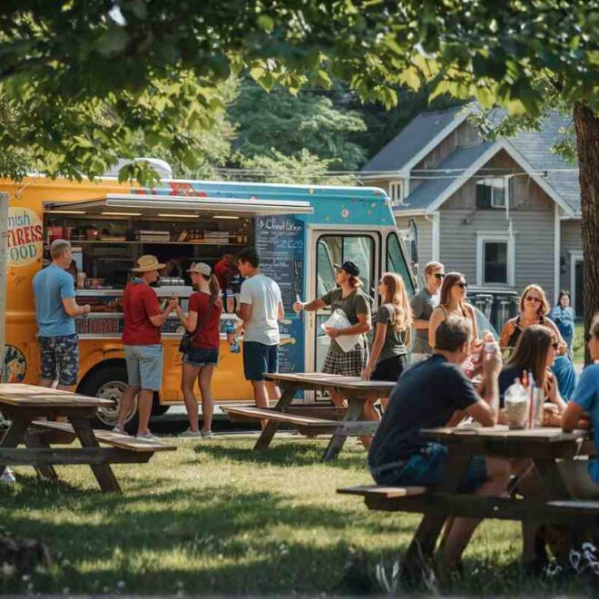 Food Truck at Flagnet Oswego NY