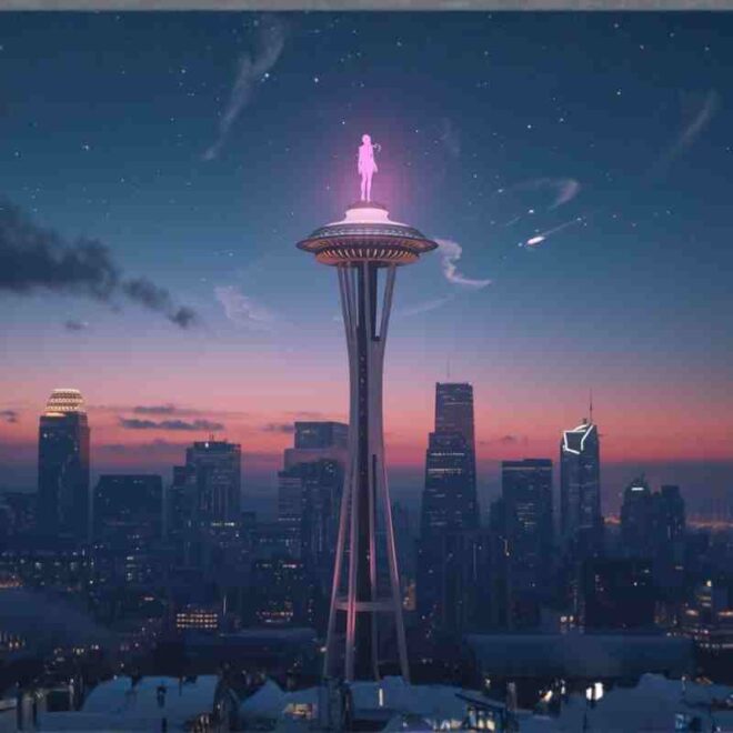 Zentreya Neverness To Everness Space Needle