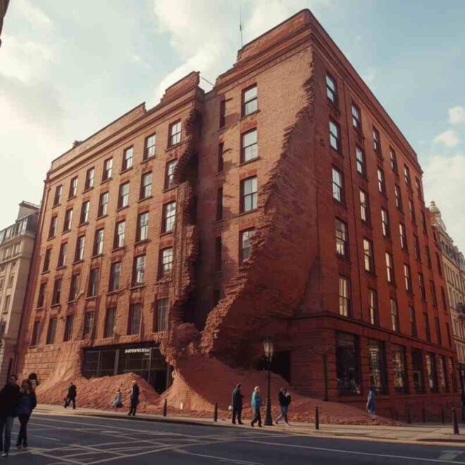 Chinn Brickz: Alex Chinneck’s Surreal Brick Installations