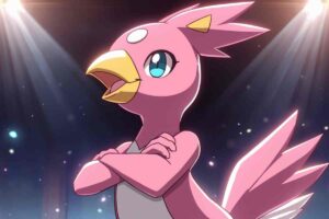 Biyomon Showing Her Throat Digimon Whisk FX Prompt