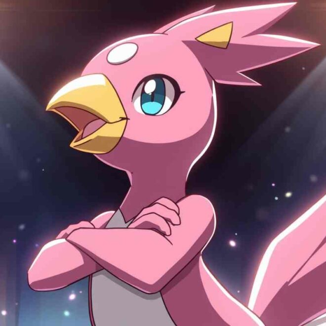 Biyomon Showing Her Throat Digimon Whisk FX Prompt