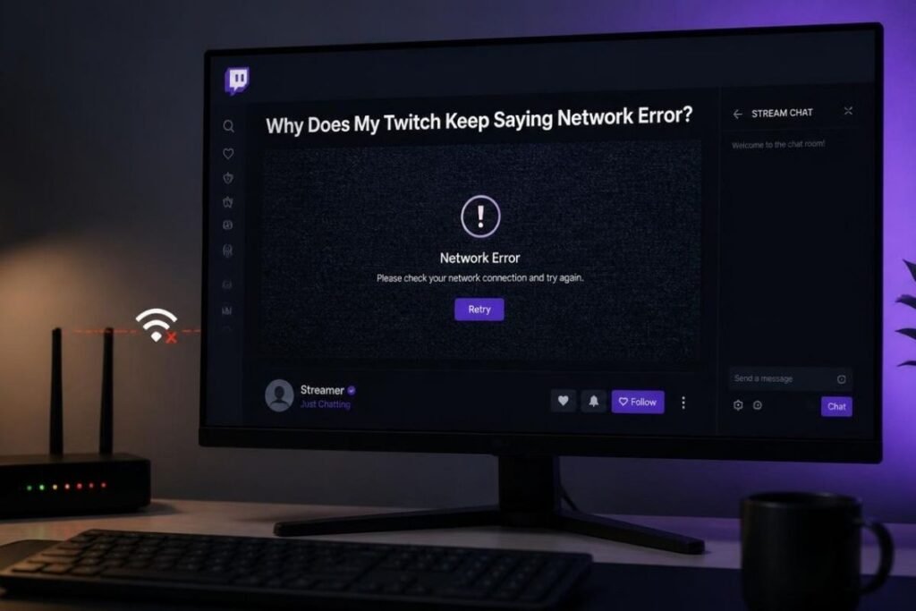 Why Does My Twitch Keep Saying Network Error