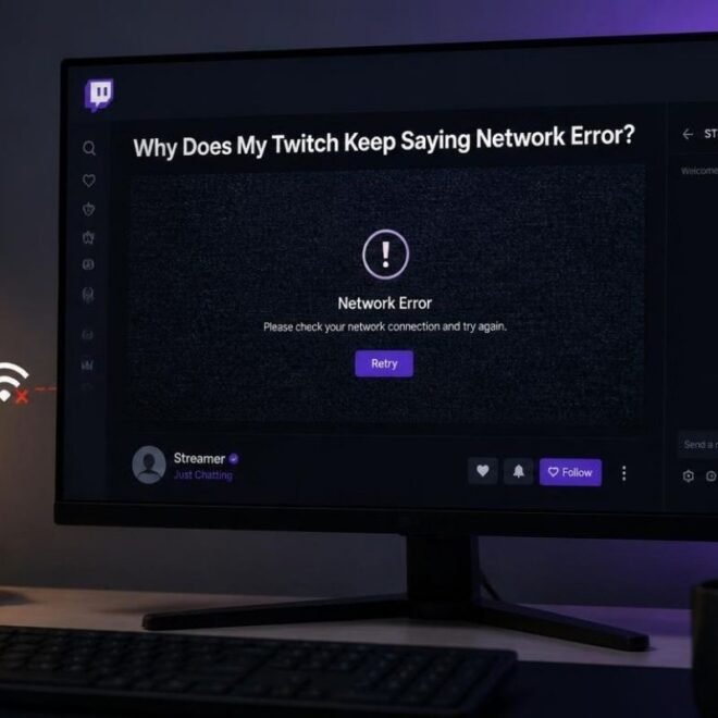 Why Does My Twitch Keep Saying Network Error? 9 Fixes